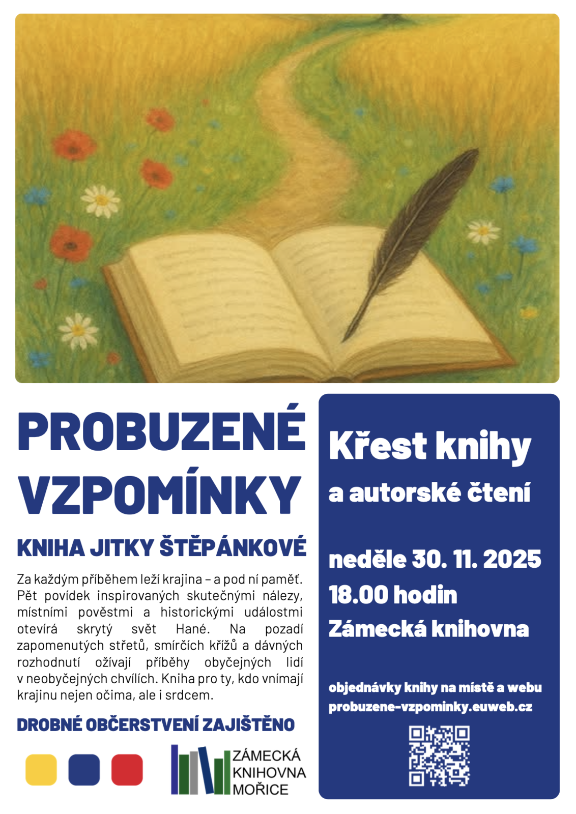Pozvání na Křest knihy Probuzené vzpomínky